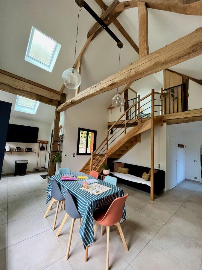 Bed and Breakfast Les Bobos à la ferme La Madelaine-sous-Montreuil Esterno foto
